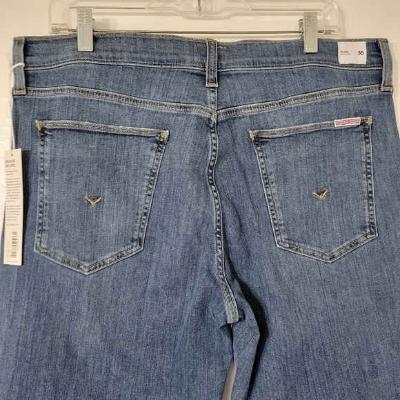 NWT Hudson Blake Slim Straight Jean in Baltasar wash Size 36 Waist - Picture 6 of 15